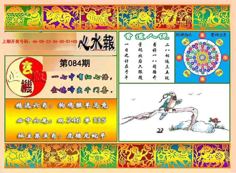 084期九龙心水报[图]